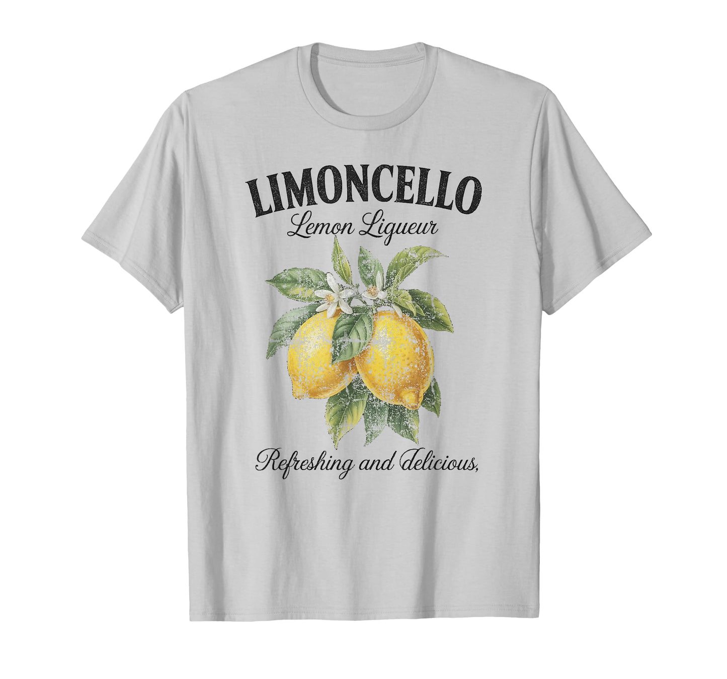 Limoncello Italy Vintage Refreshing Lemon Vacation Men Woman T-Shirt