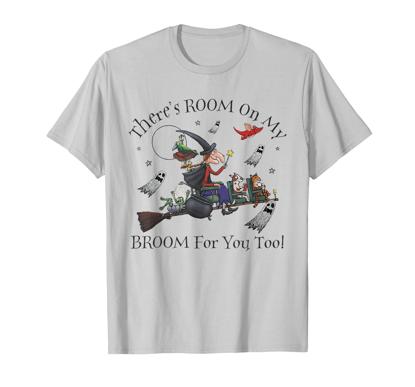 Halloween There's Room On My Broom For You Too Teacher T-Shirt