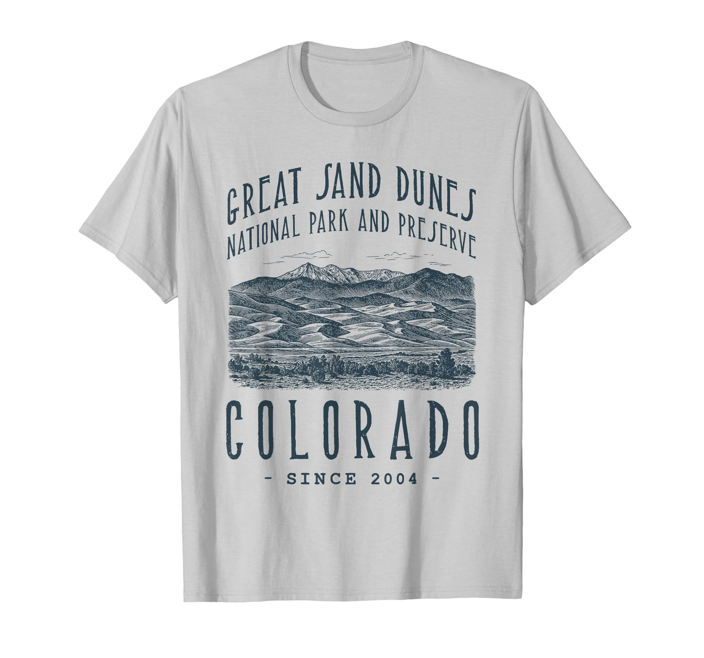 GREAT SAND DUNES NATIONAL PARK, COLORADO. CAMPING, HIKER T-Shirt
