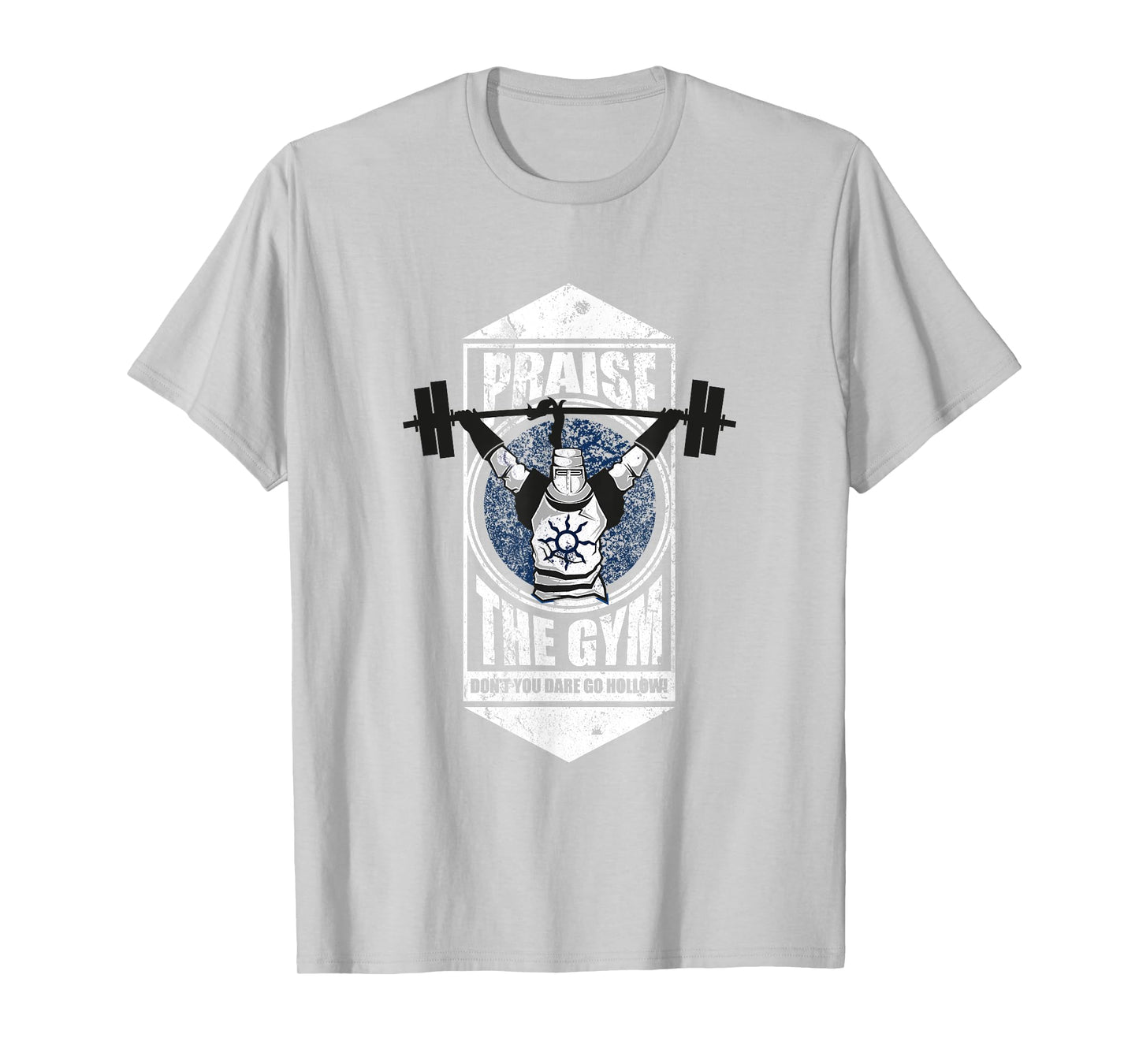 Grindstore Originals Praise The Gym T-Shirt - Women's Grey Classic Gym T-Shirt - Small