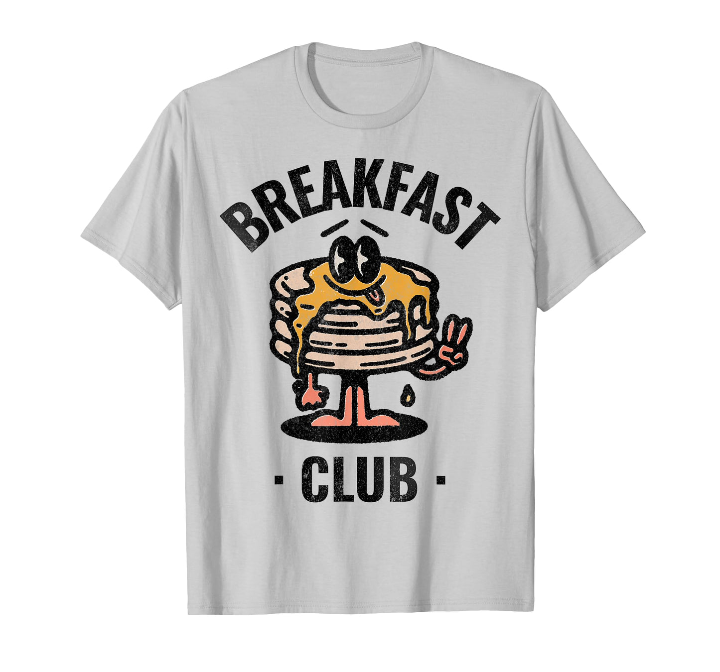 Breakfast Club Retro Vintage Pancake Trendy Aesthetic Brunch T-Shirt