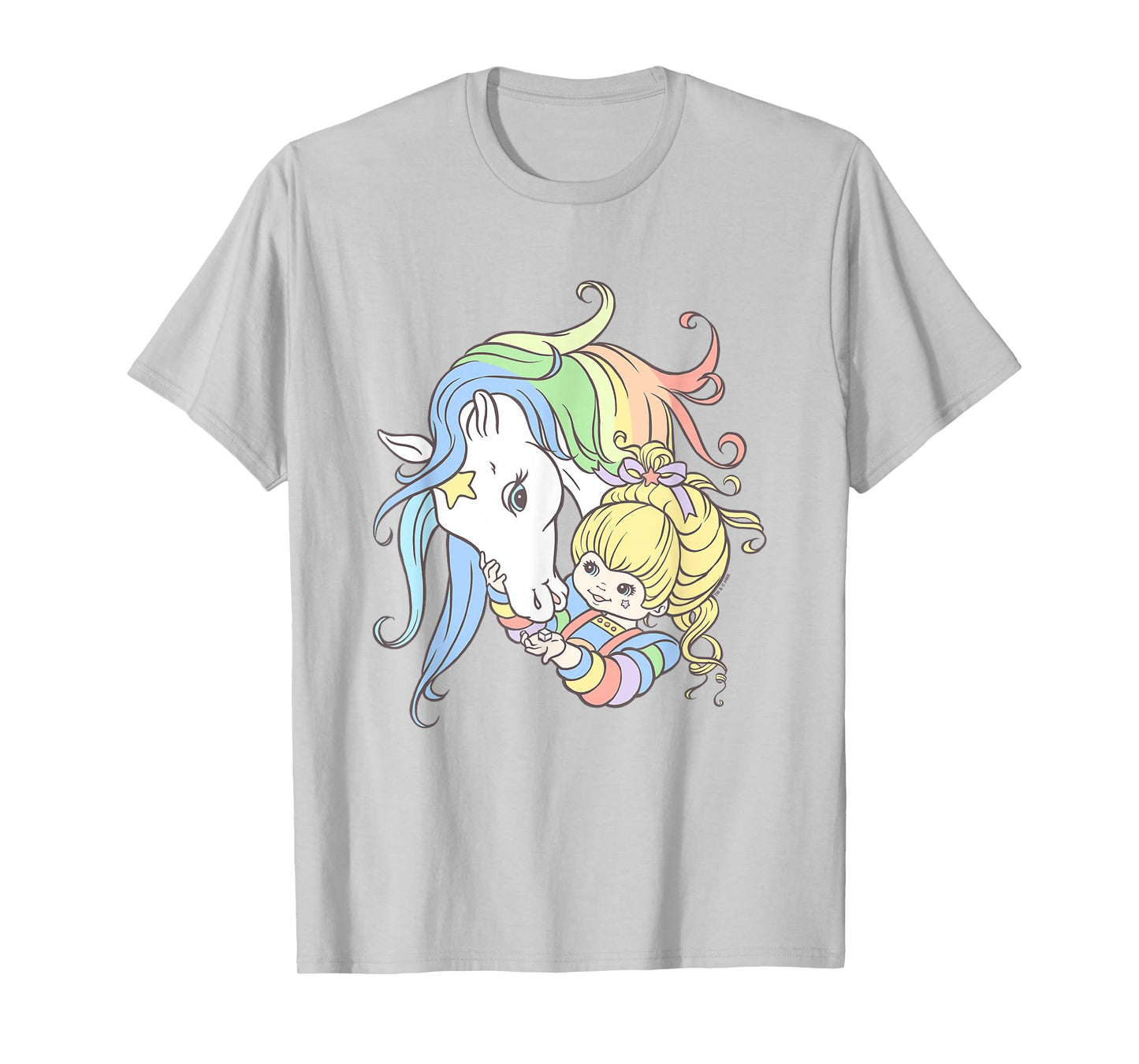 Rainbow Brite Cute Rainbow Starlight Best Friends Chest Logo T-Shirt