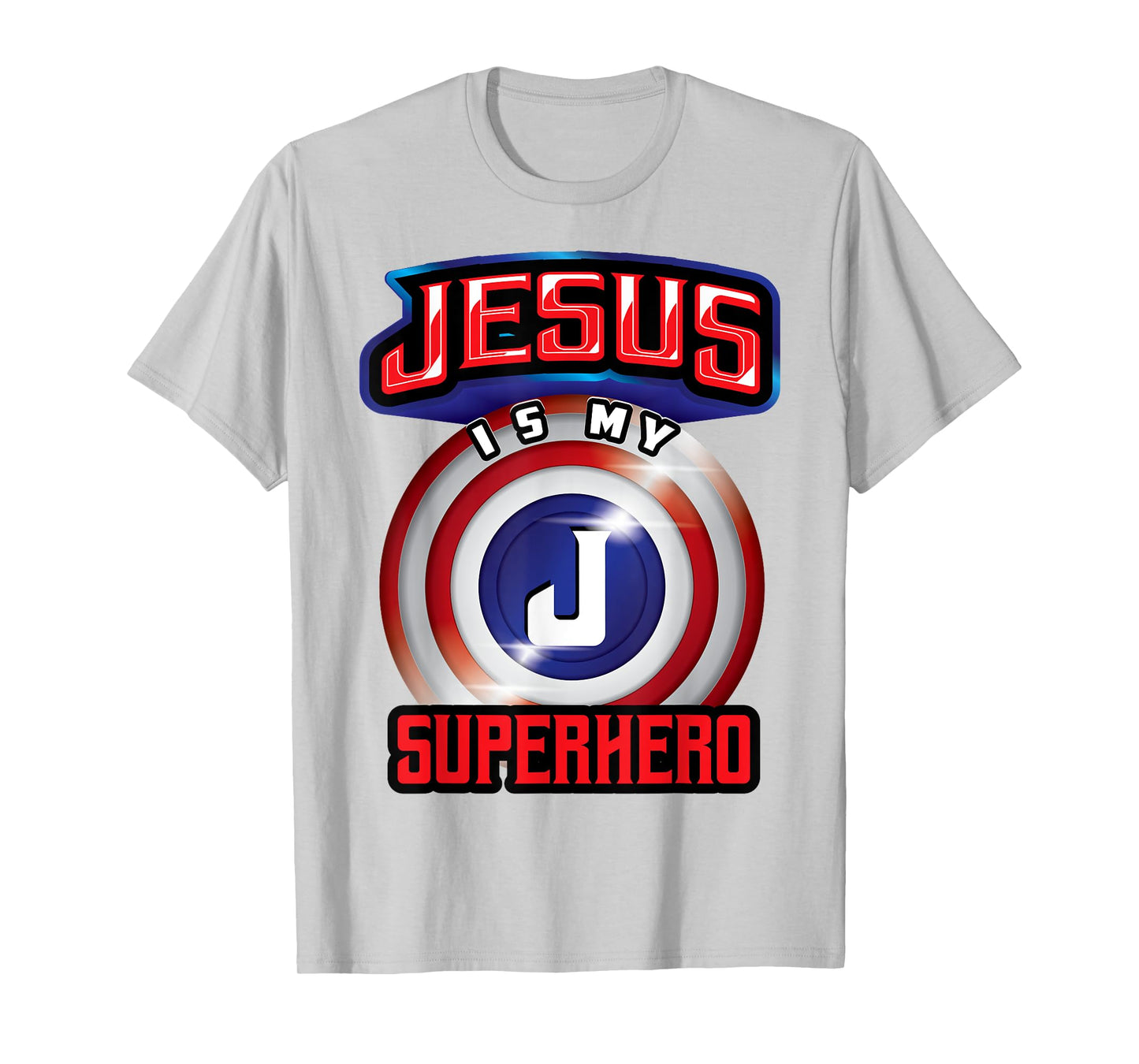 Jesus Is My Superhero Shirt | Cute Powerful Christian Gift T-Shirt