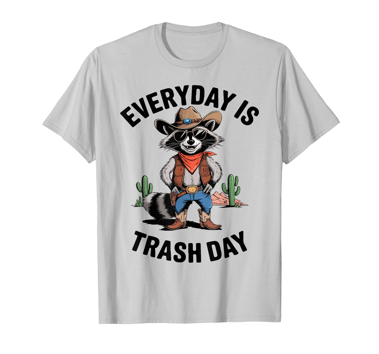 Everyday Is Trash Day Funny Raccoon Racing Car Toddler Boy T-Shirt