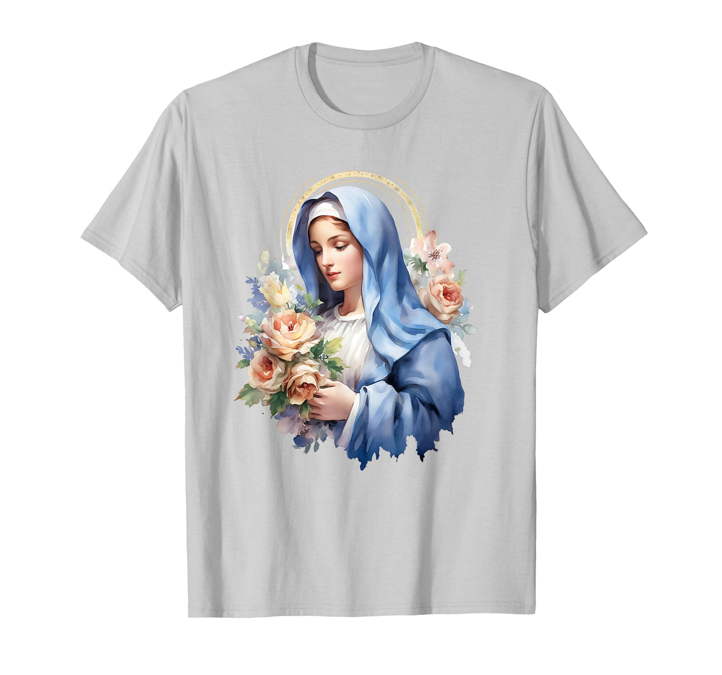 Virgen Mary La Virgen De Guadalupe Rosa for Men Woman T-Shirt