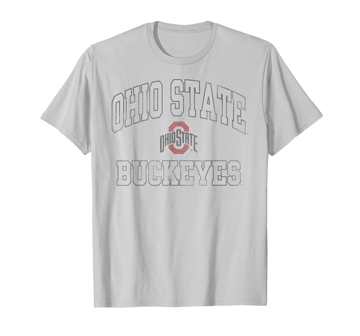 Ohio State Buckeyes Vintage Worn Gray Officially Licensed T-Shirt