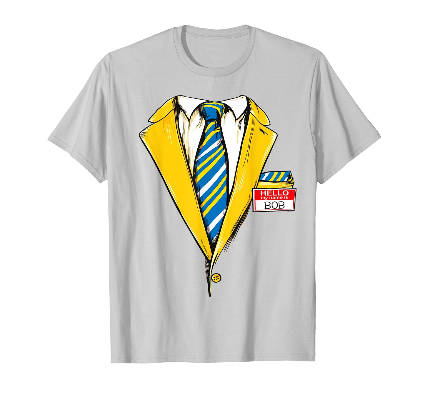 Yellow Bob Funny Halloween Costume Zombie Tuxedo Suit Tux T-Shirt