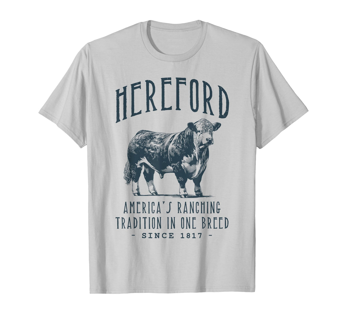 HEREFORD CATTLE VINTAGE LIVESTOCK DESIGN T-Shirt