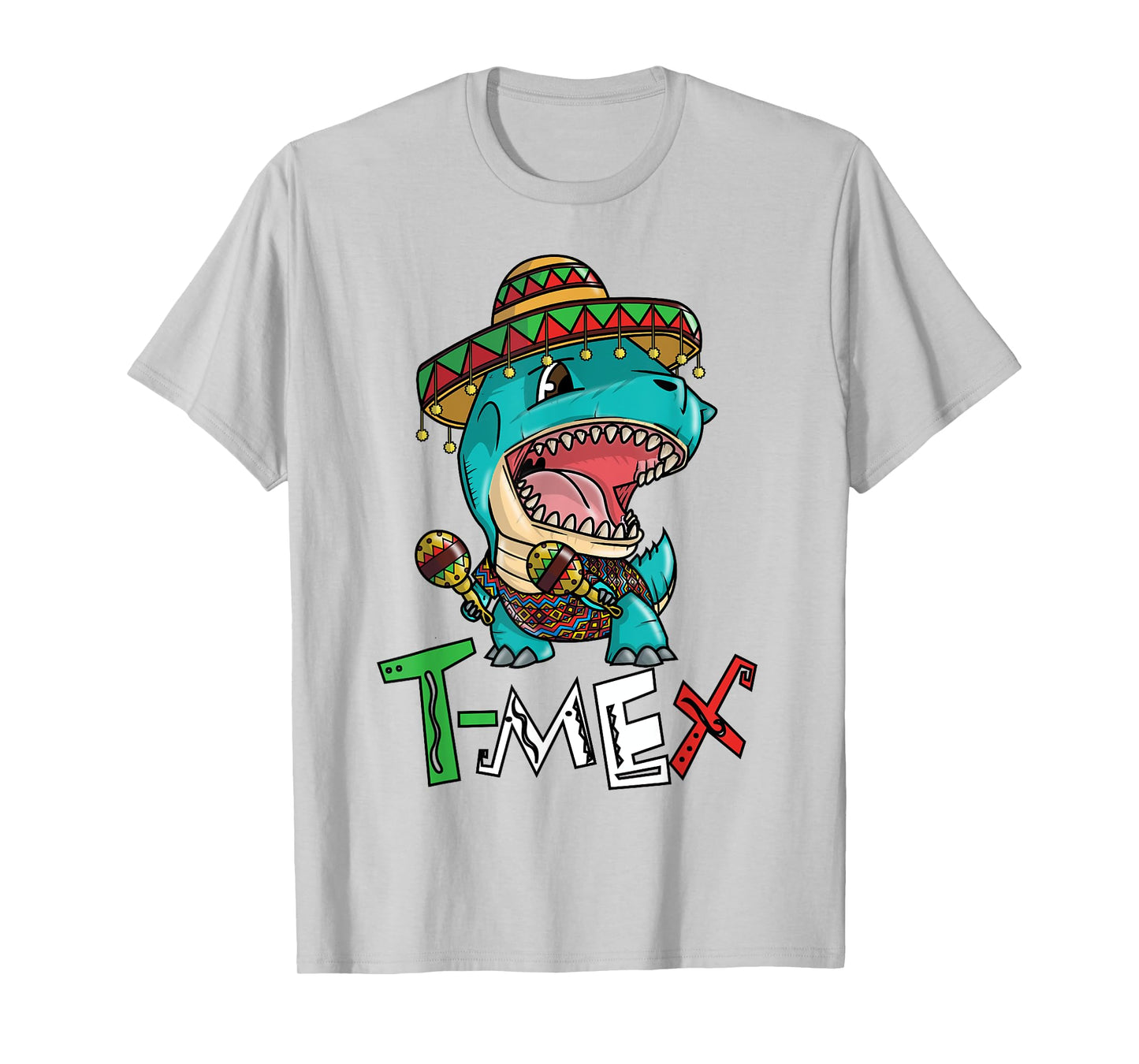 Cinco De Mayo Dinosaur Shirt Mexican Shirts for Boys Funny T-Shirt
