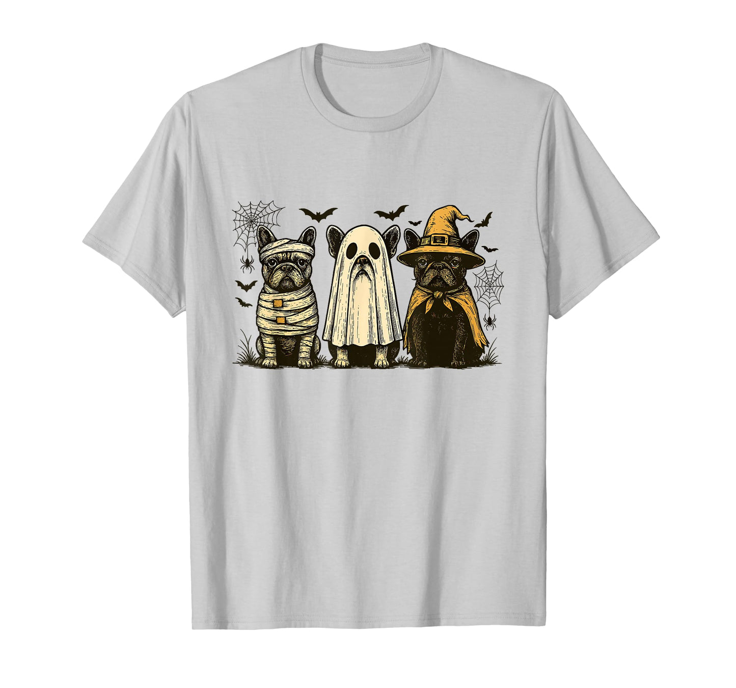 Mummy French Bulldog Halloween French Bulldog Witch Dog Mom T-Shirt