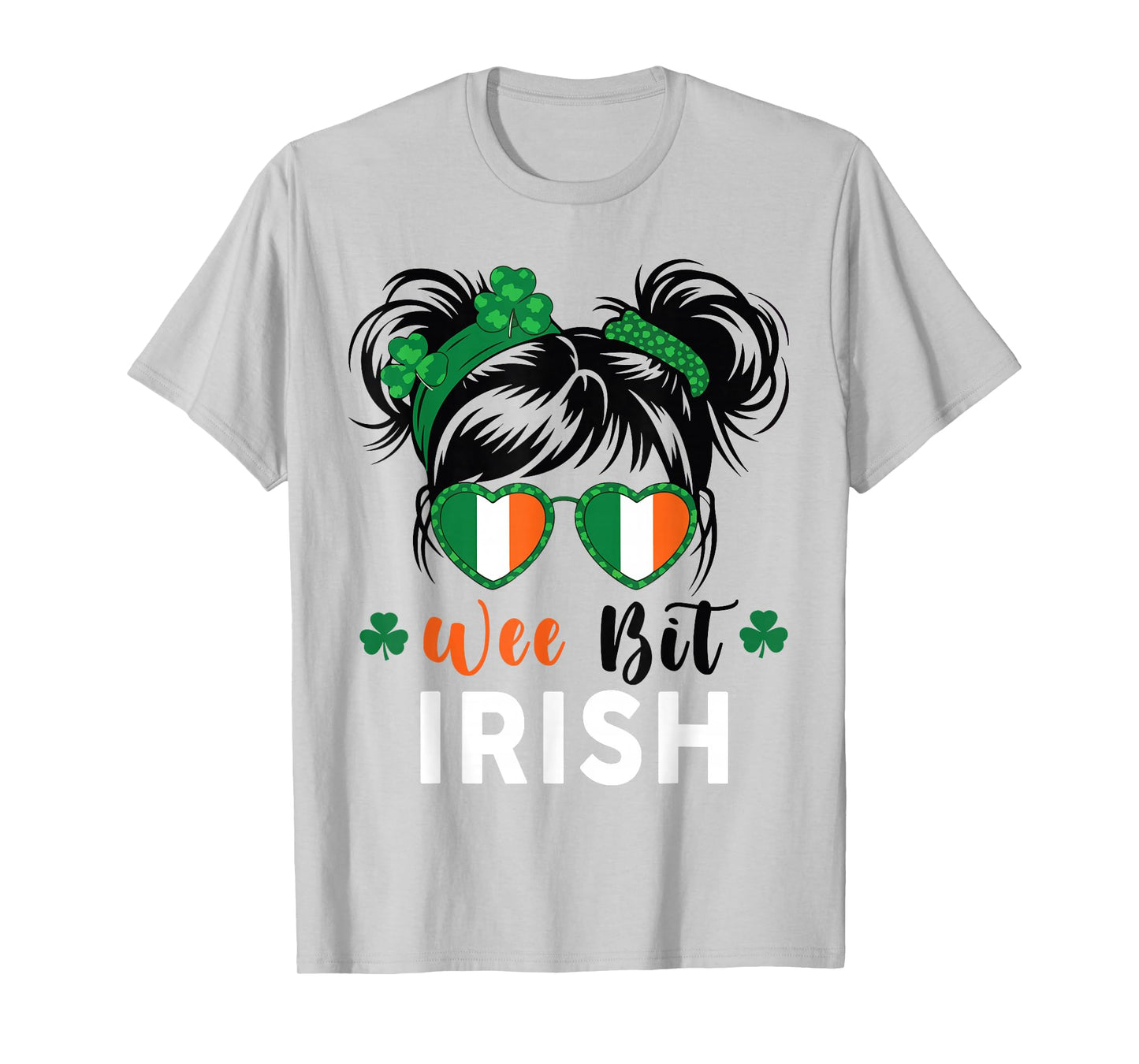 Kids Wee Bit Irish Girl St Patrick's Day Baby Toddler Funny T-Shirt
