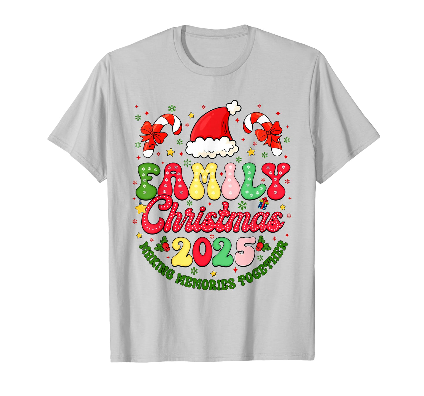 Family Christmas 2025 Making Memories Together Xmas Matching T-Shirt