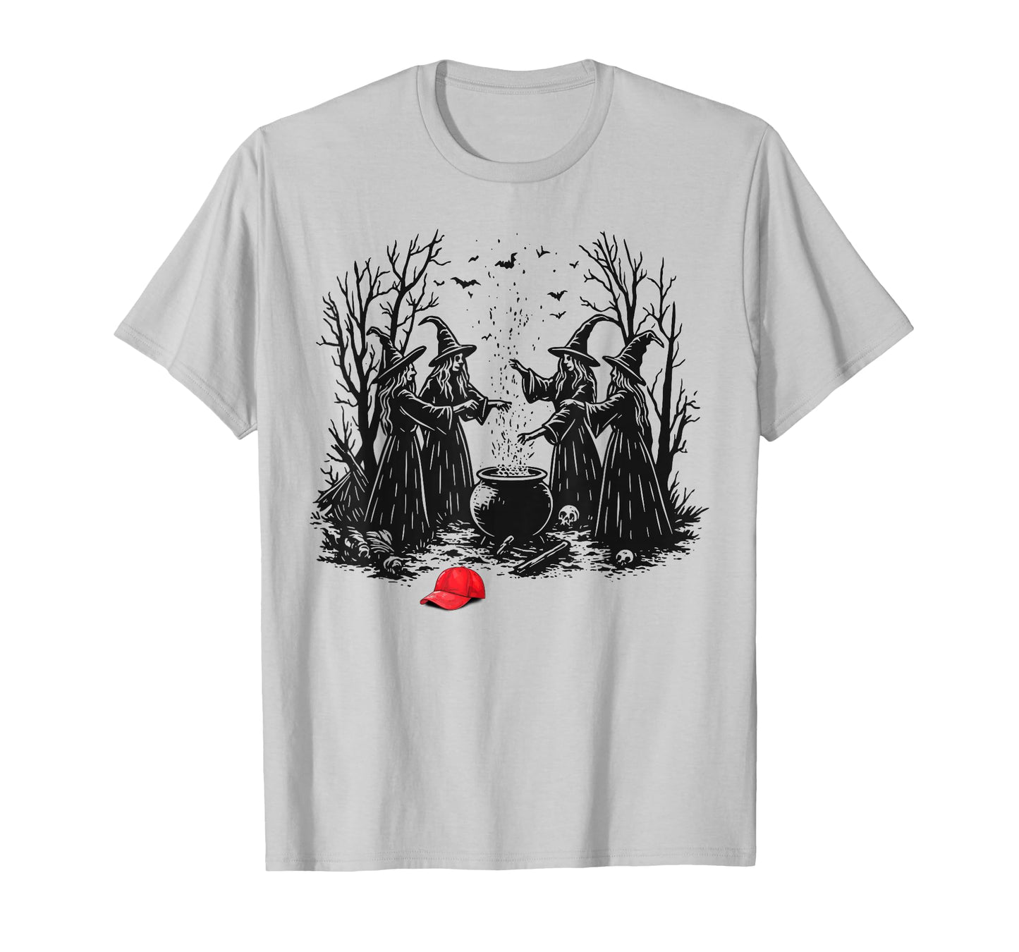 Spooky Witch Halloween Anti-Trump Feminist Women Rights T-Shirt