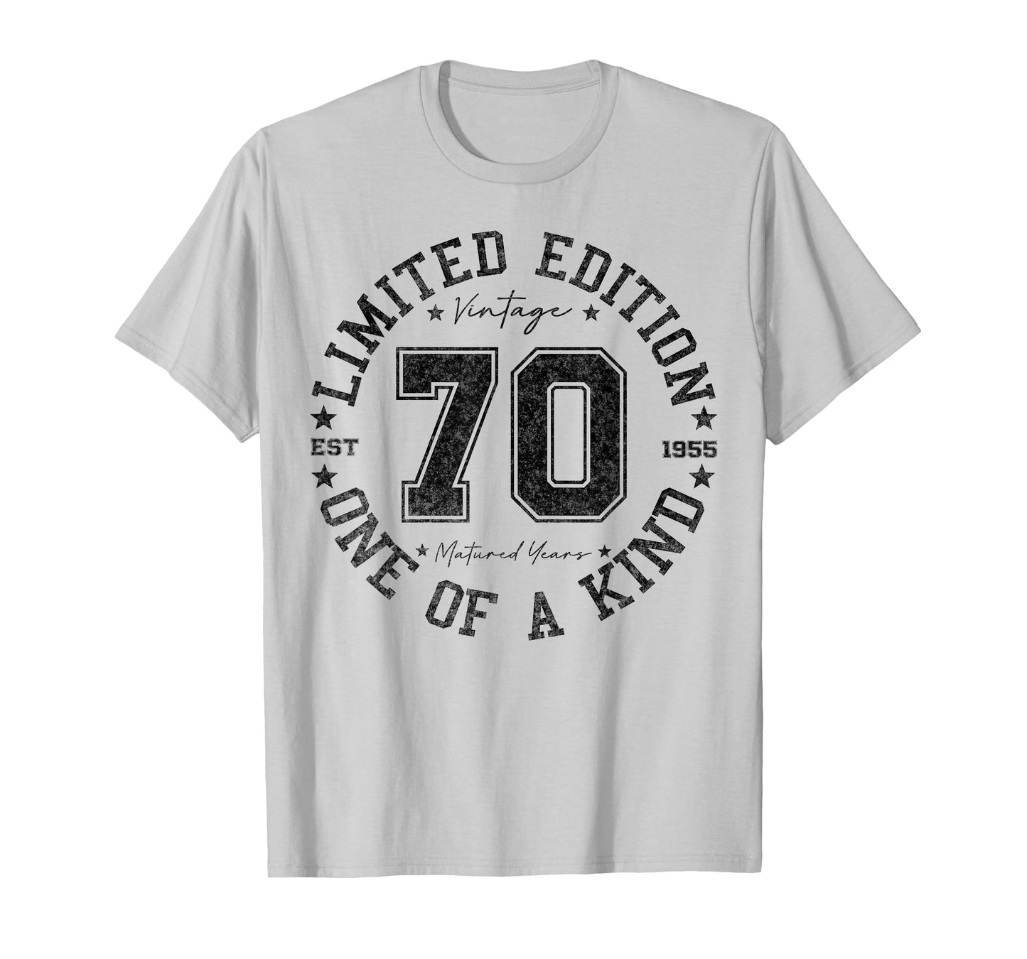 70 Year Old Gifts Vintage 1955 Limited Edition 70th Birthday T-Shirt