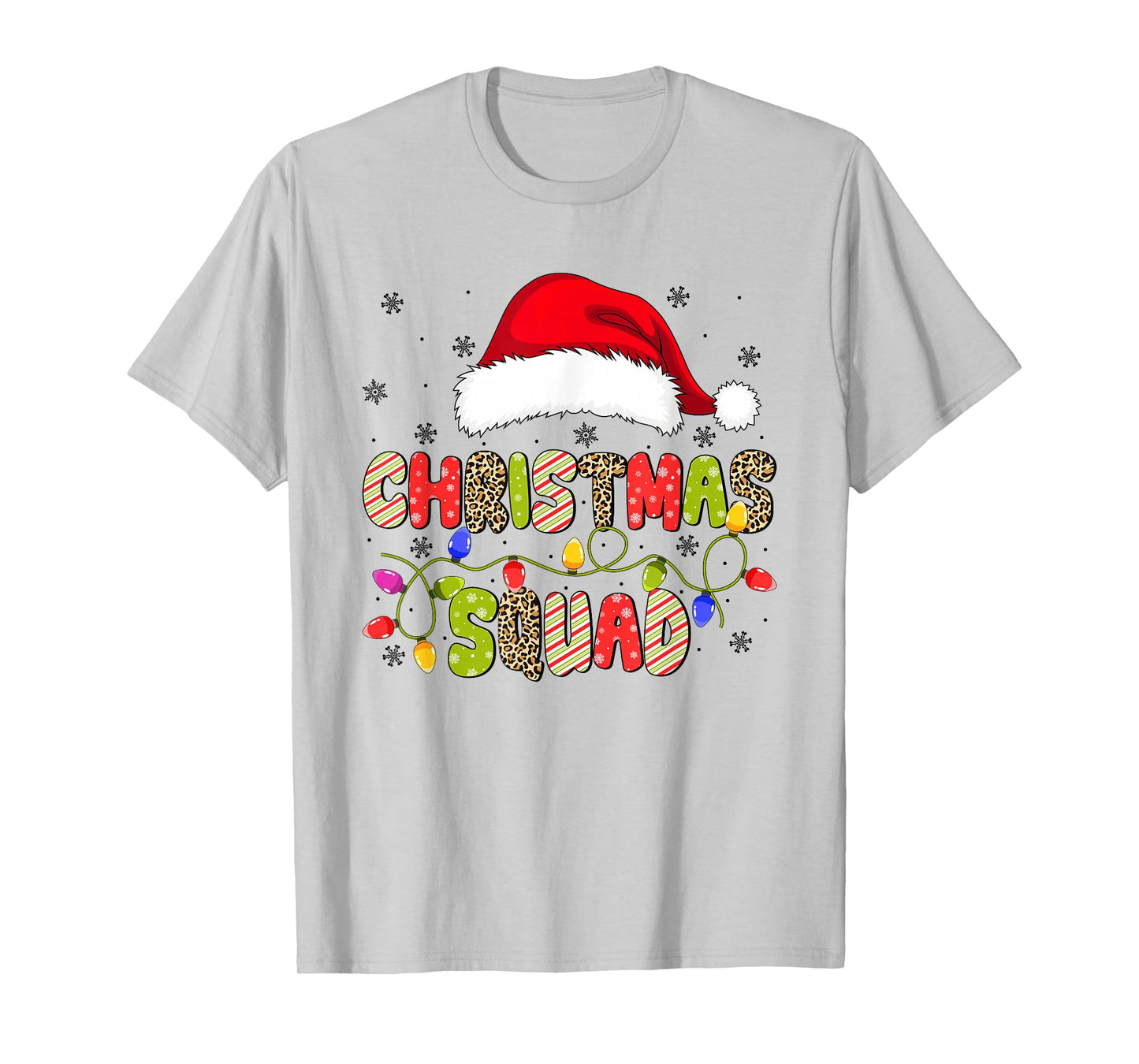 Christmas Squad Matching Family Group Santa Xmas Pajamas T-Shirt