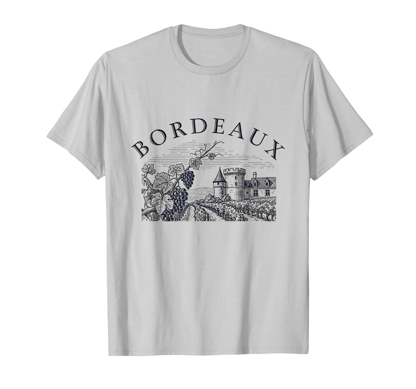 Bordeaux France Wine Region Winery Vineyard Chateau T-Shirt
