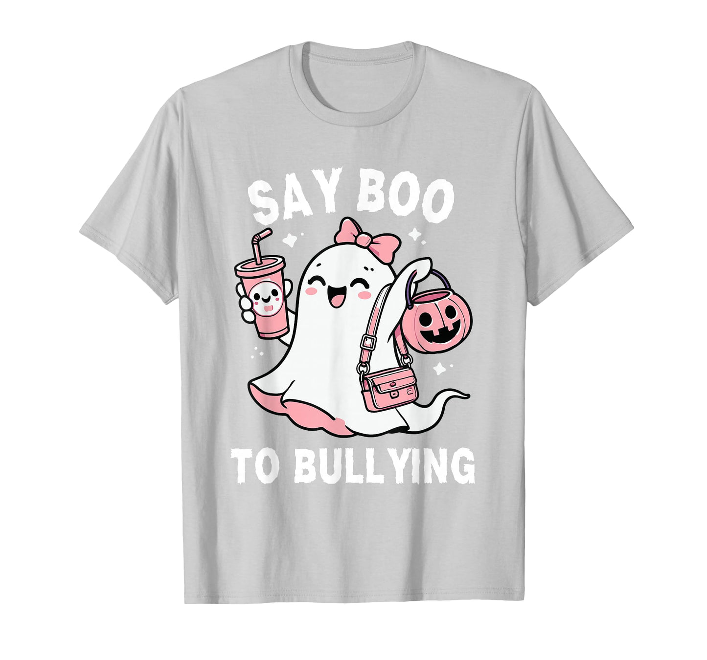 Say Boo To Bullying Orange Anti Bullying Unity Day Halloween T-Shirt