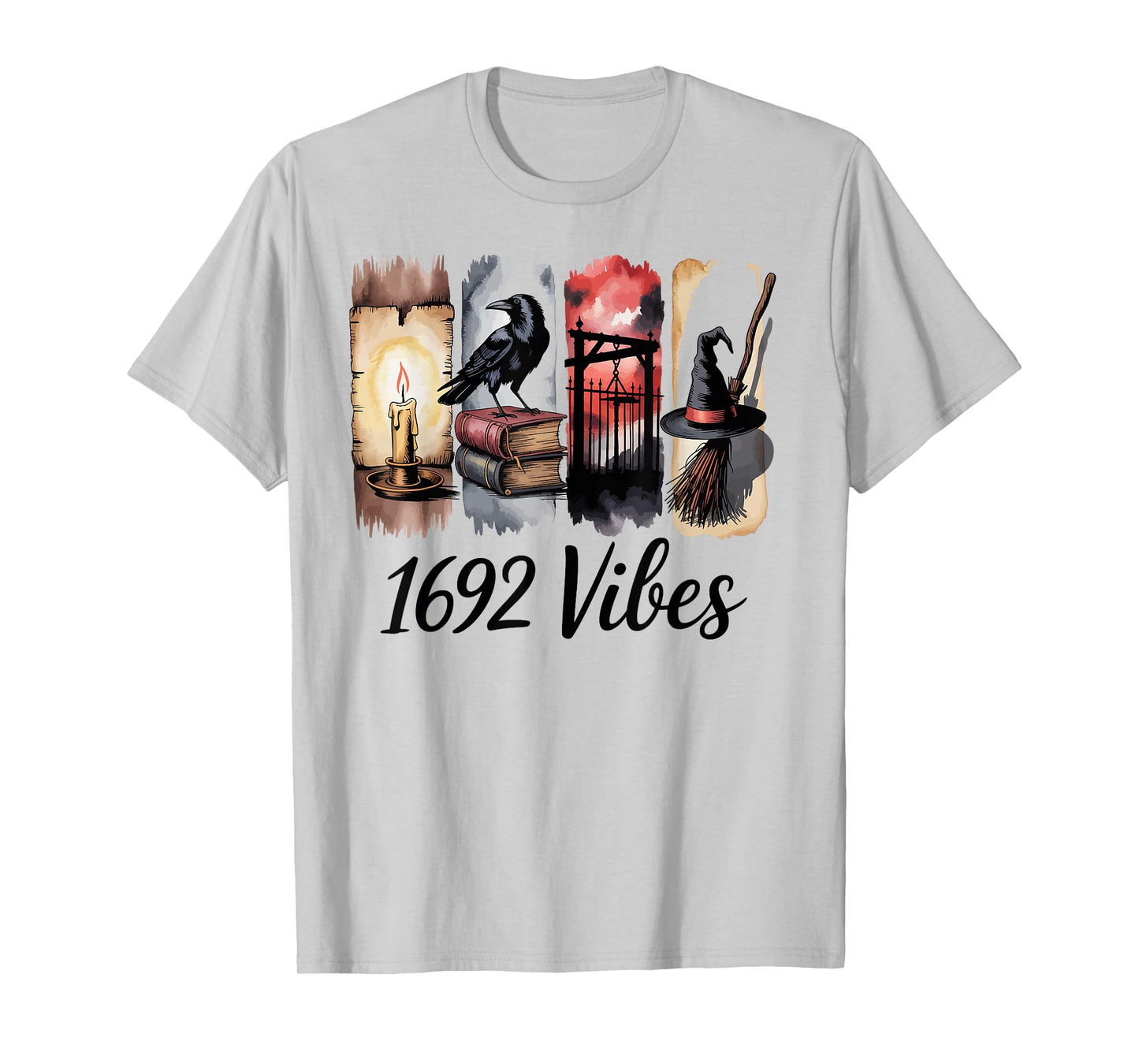 1692 Vibes Salem Witch Trials Historical Gothic T-Shirt