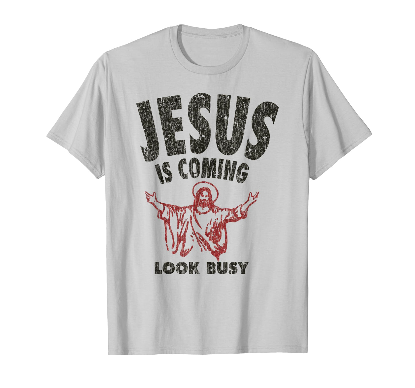Vintage Jesus Is Coming, Look Busy 1992 T-Shirt