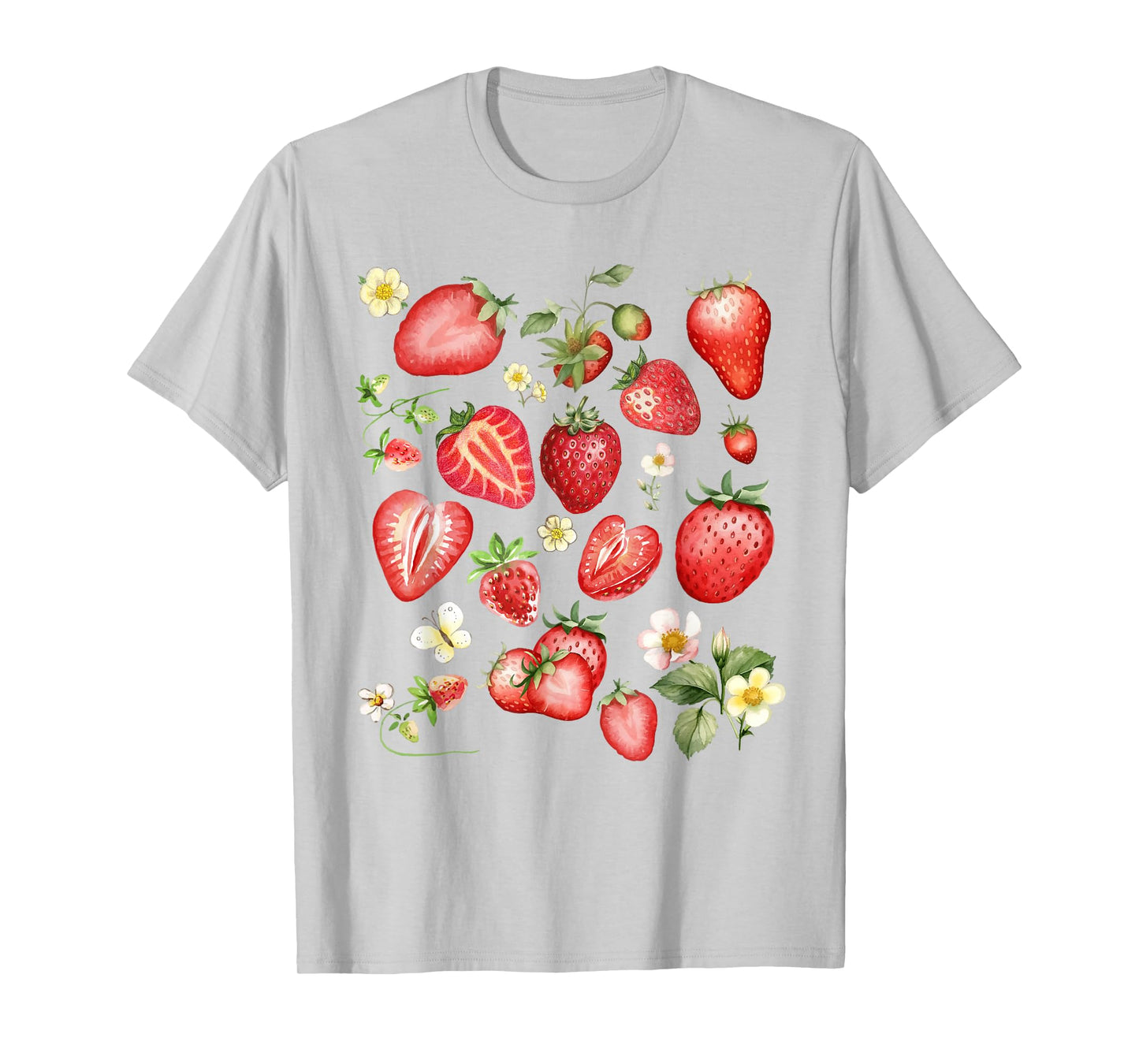 Boho Vintage Strawberry Festival Gift for Berry Fruit Lovers T-Shirt