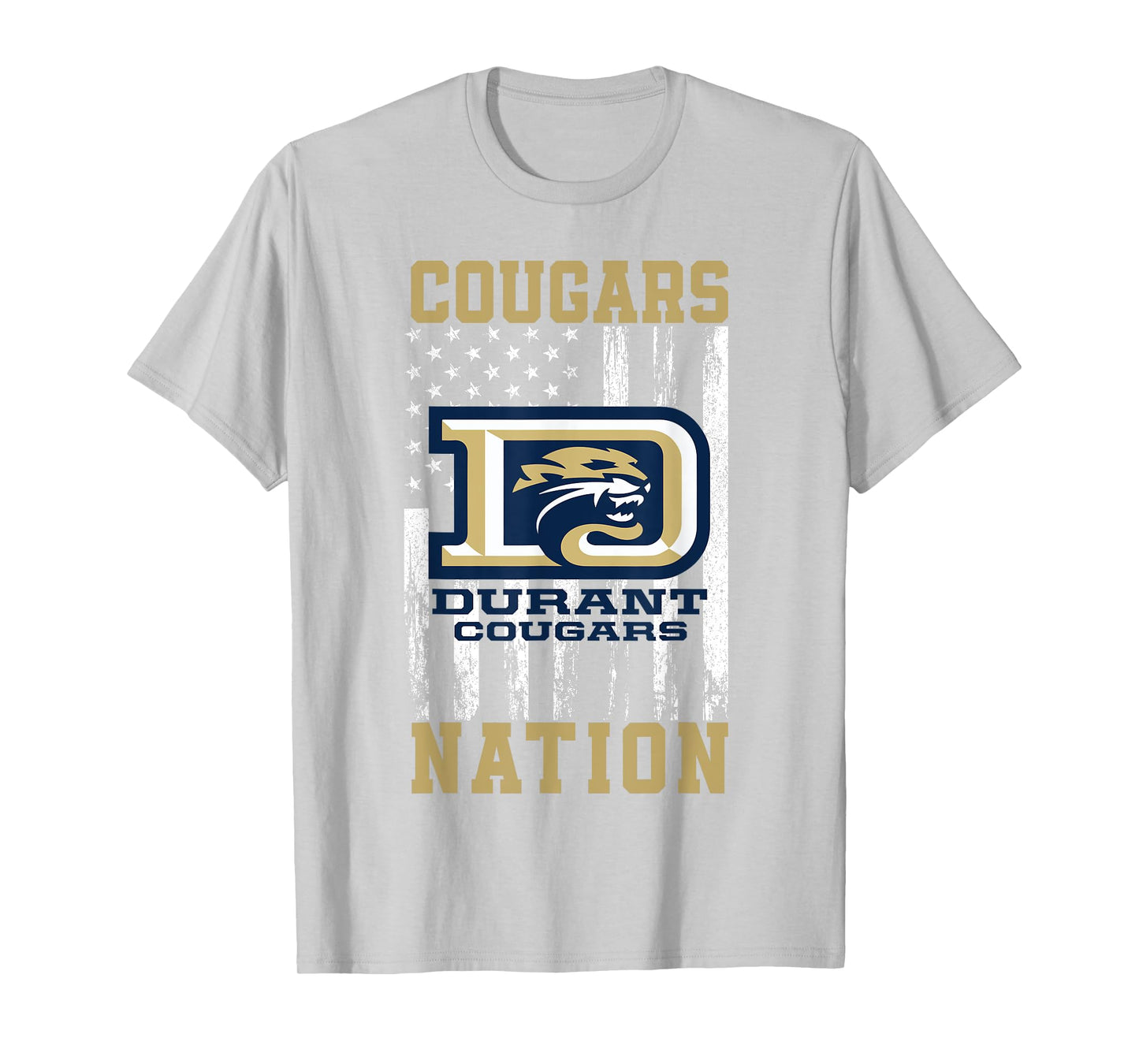 Durant Cougars Logo Nation HS T-Shirt