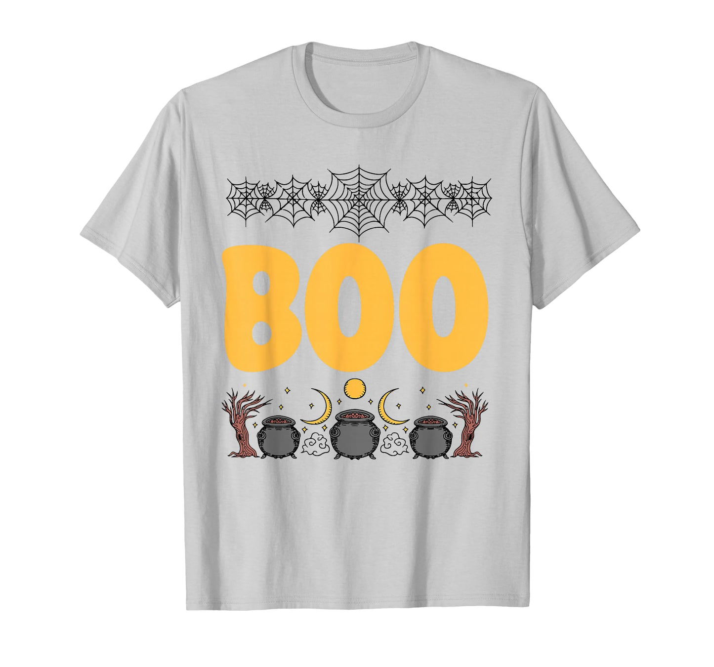 Boo Halloween Spider Witch Trick or Treat Halloween Lover T-Shirt