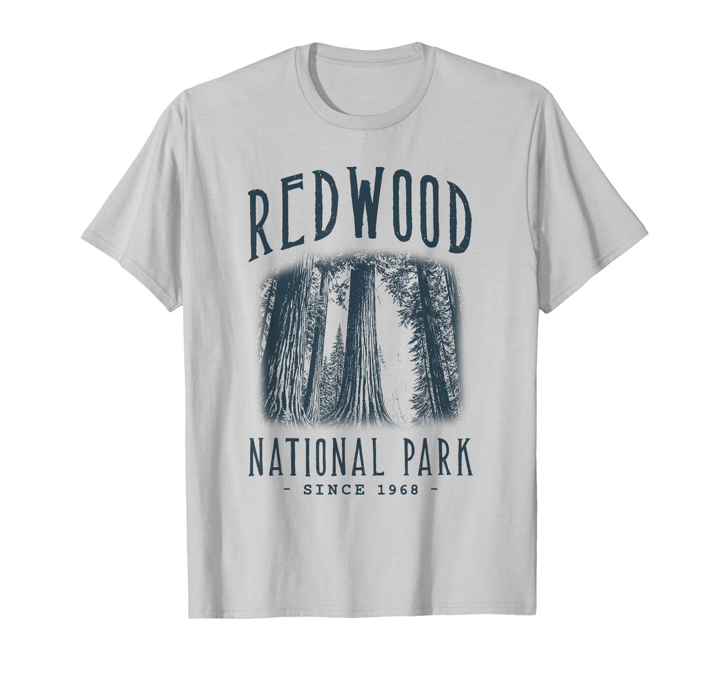 REDWOOD NATIONAL PARK, CALIFORNIA. CAMPING, HIKER, VINTAGE T-Shirt