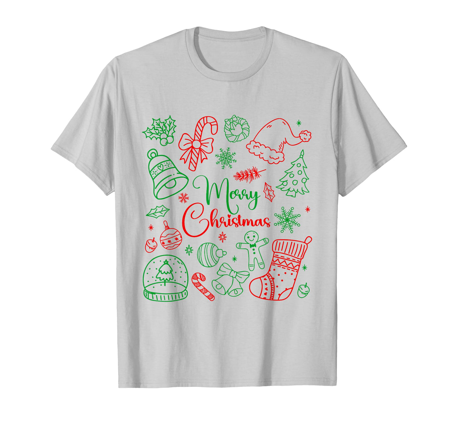 Merry Christmas Bow Santa Xmas Coquette Aesthetic Girl Women T-Shirt