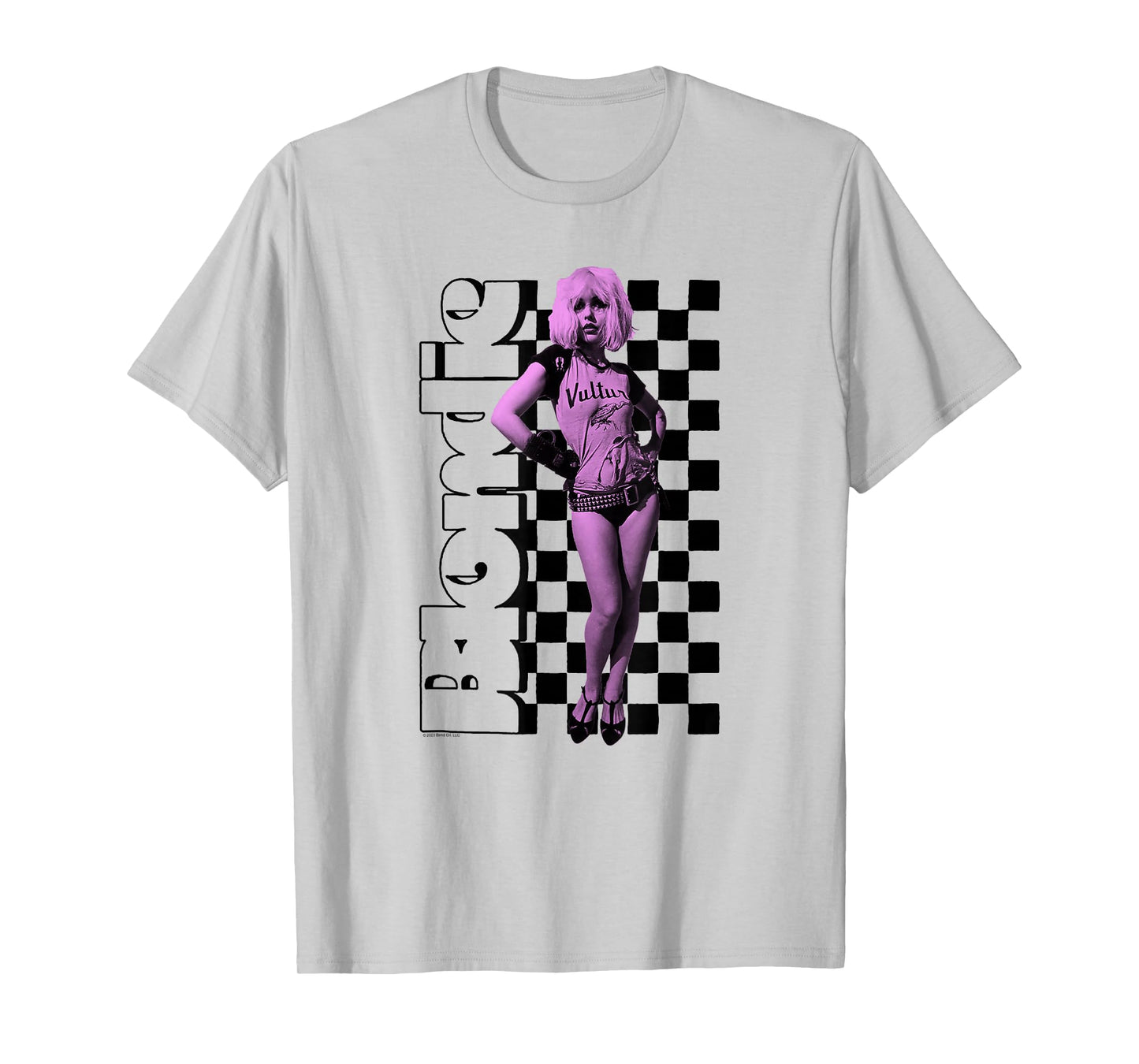 Blondie Checkerboard Portrait Vintage Band T-Shirt