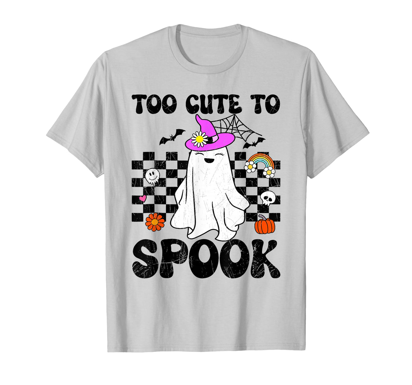 Too Cute to Spook Ghost Halloween T-Shirt