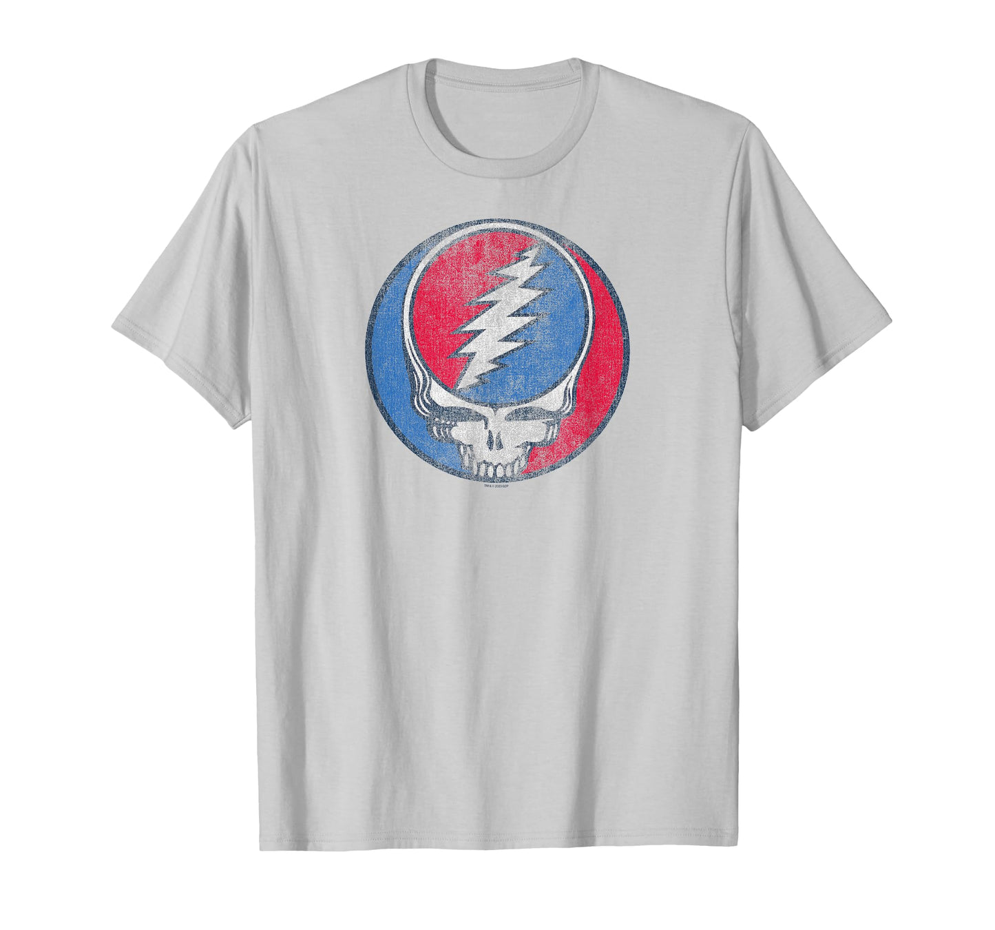 Grateful Dead Distressed Steal Your Face Logo Vintage Band T-Shirt