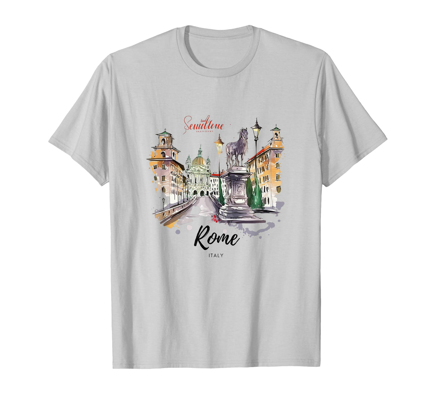 Retro Vintage Rome Italy Italia Travel Trip Souvenir T-Shirt