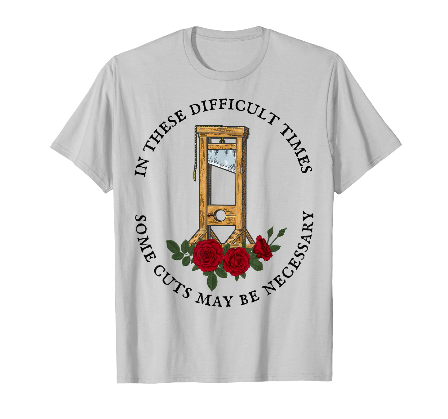 Feelin French Guillotine Dark Humor Vintage T-Shirt