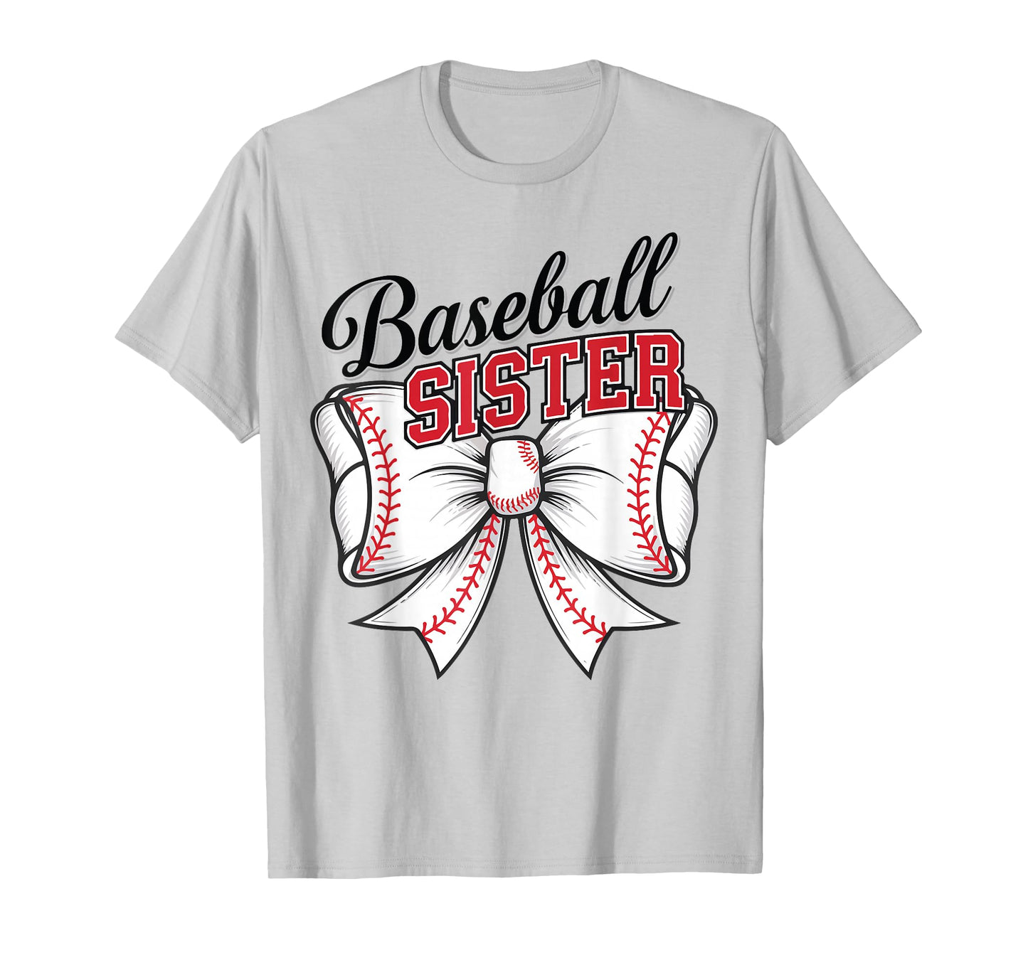 Girl Baseball Sister Coquette Bow Baseball Game Day Toddler T-Shirt