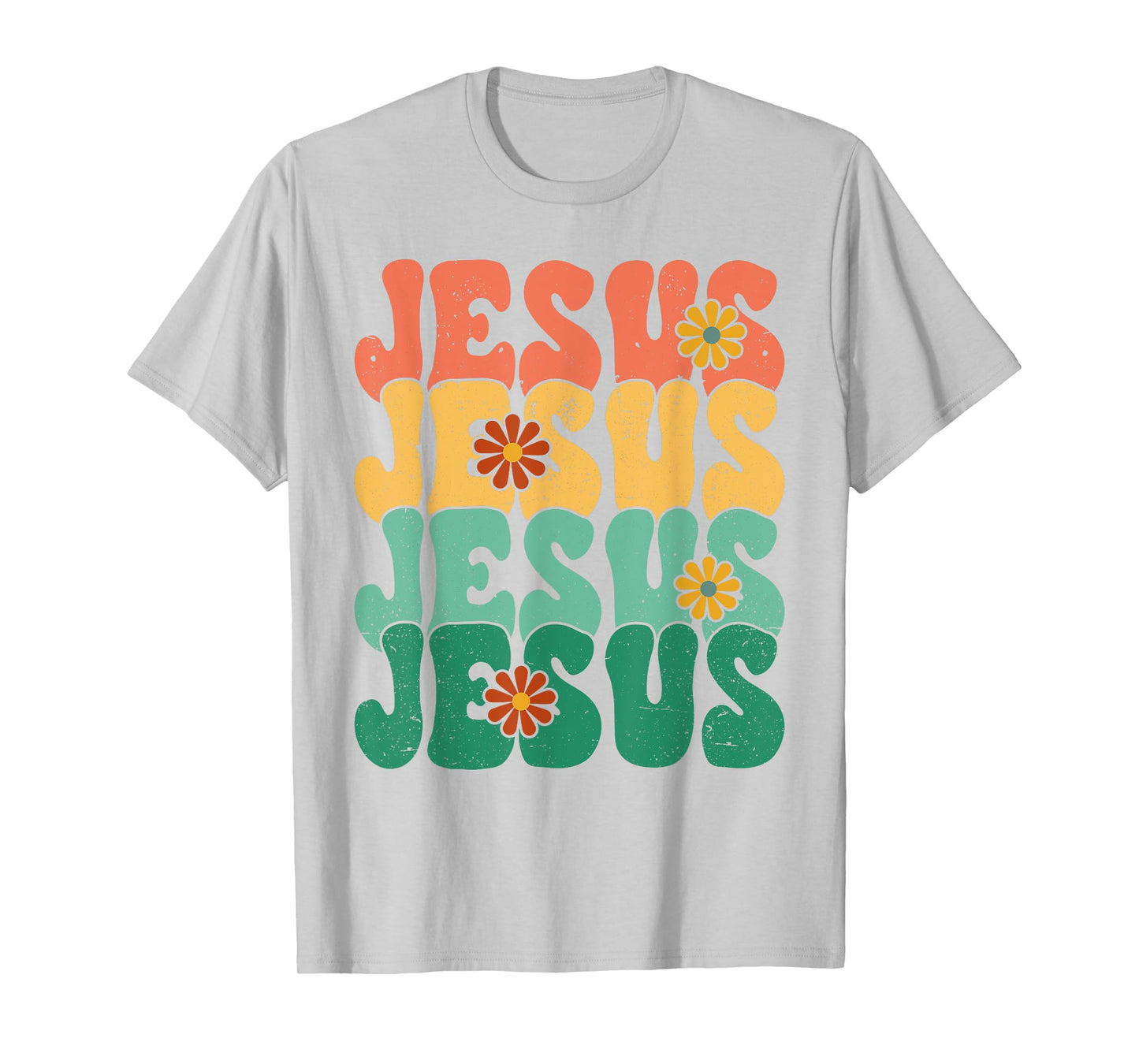 Christian Retro Jesus Religious Faith God 70s T-Shirt