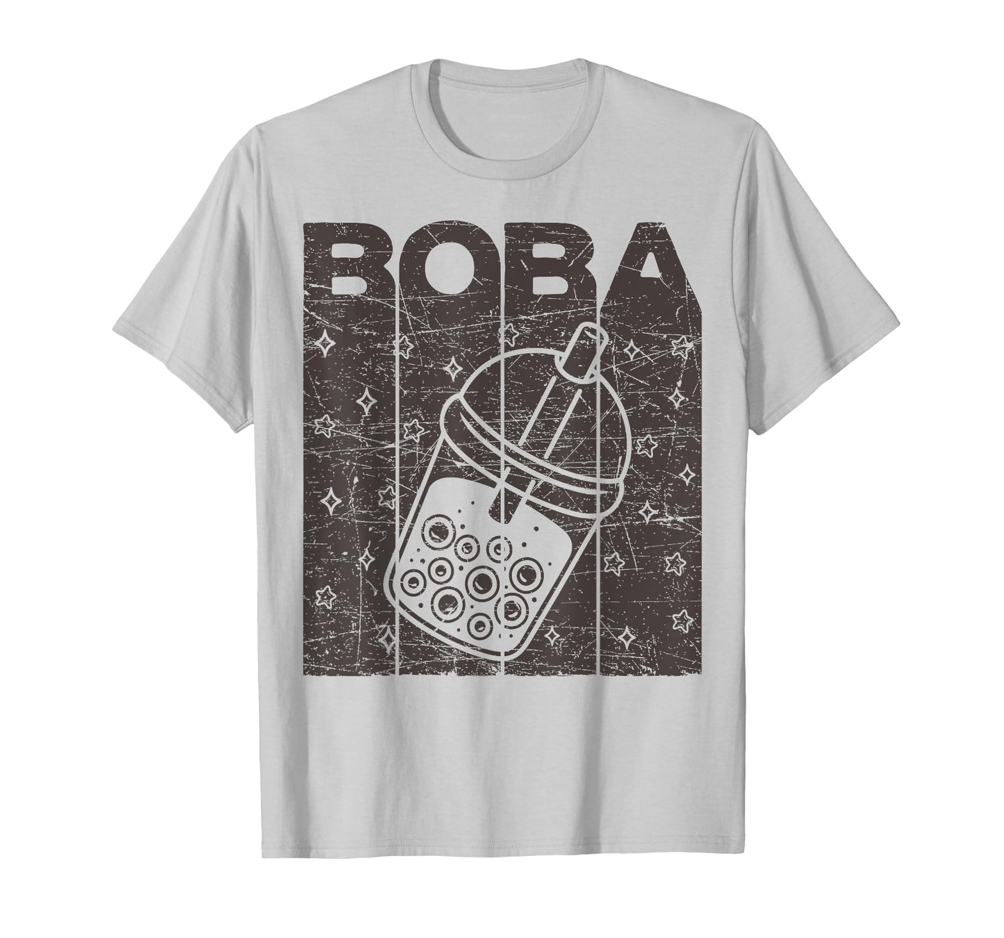 Boba Tea Pastel Bubble Tea Lover Retro T-Shirt