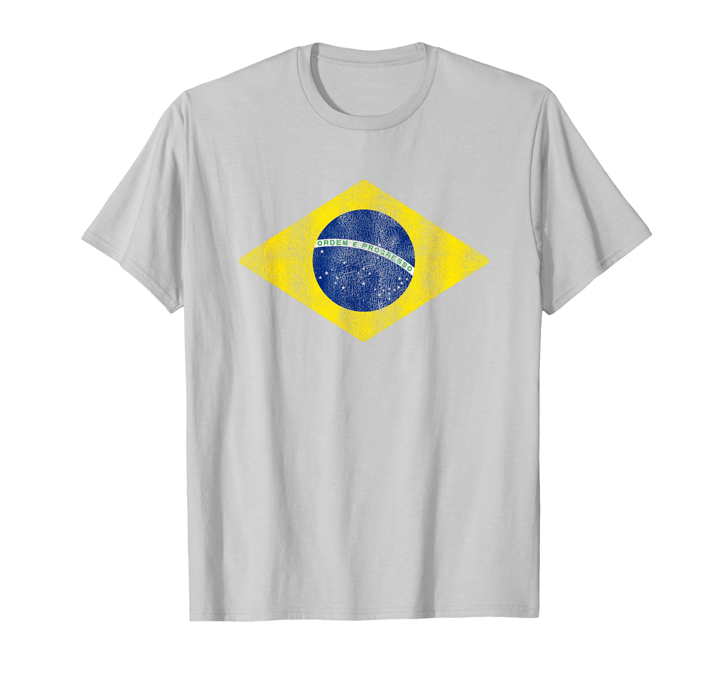 Brazilian Flag of Brazil Vintage BR Souvenir Men Women Kids T-Shirt