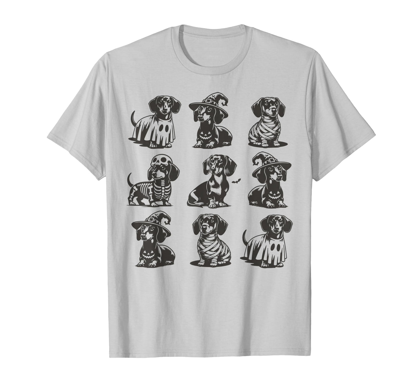 Dachshund Halloween Spooky Dog Wiener T-Shirt