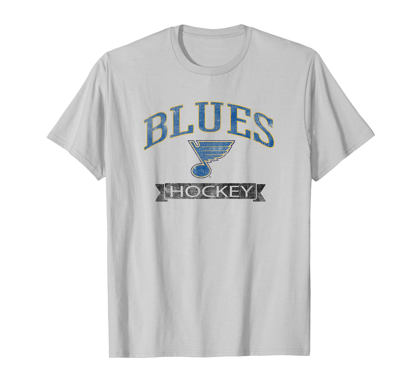 St. Louis Blues Vintage Hockey Gray Officially Licensed T-Shirt