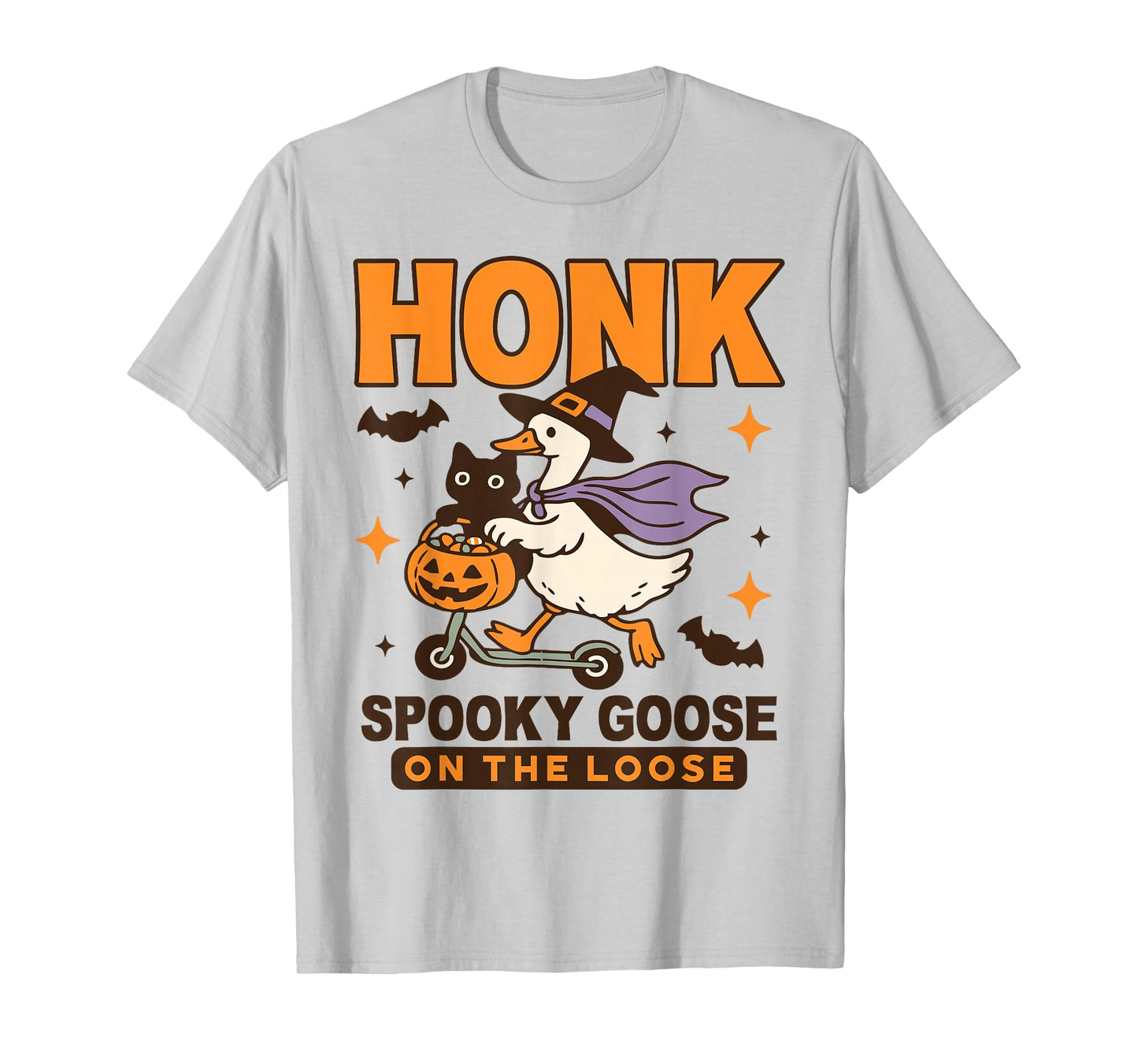 Honk Goose Funny Spooky Goose On The Loose T-Shirt