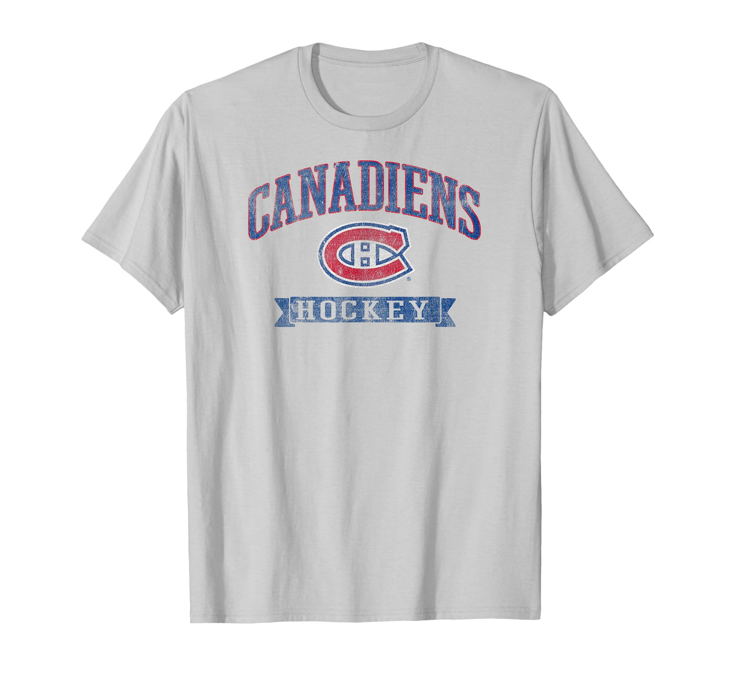 Montreal Canadiens Vintage Hockey Gray Officially Licensed T-Shirt