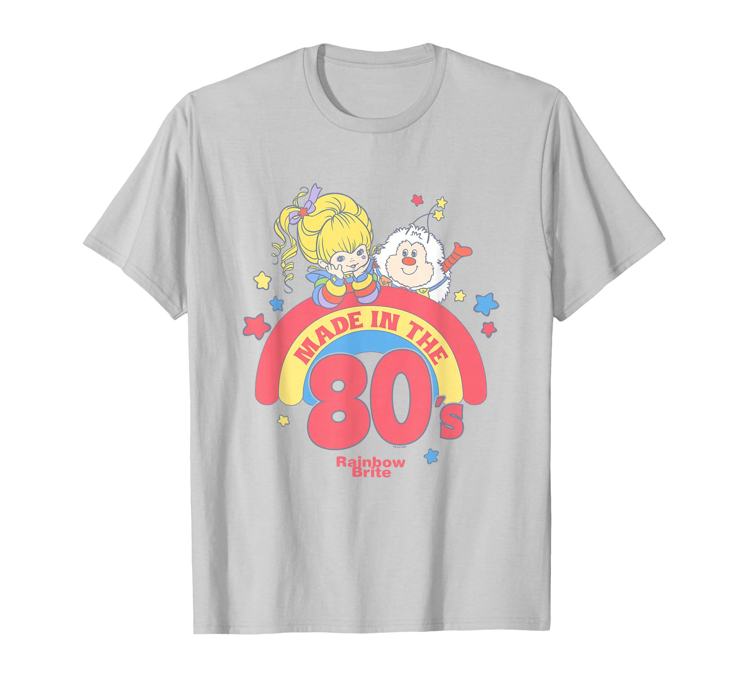 Rainbow Brite Me In The 80's Pastel Colors Retro Chest Logo T-Shirt