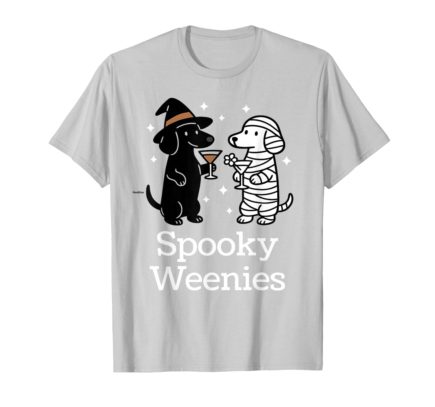 Spooky Weenies Dachshund Funny Halloween Dogs Costume Fun T-Shirt