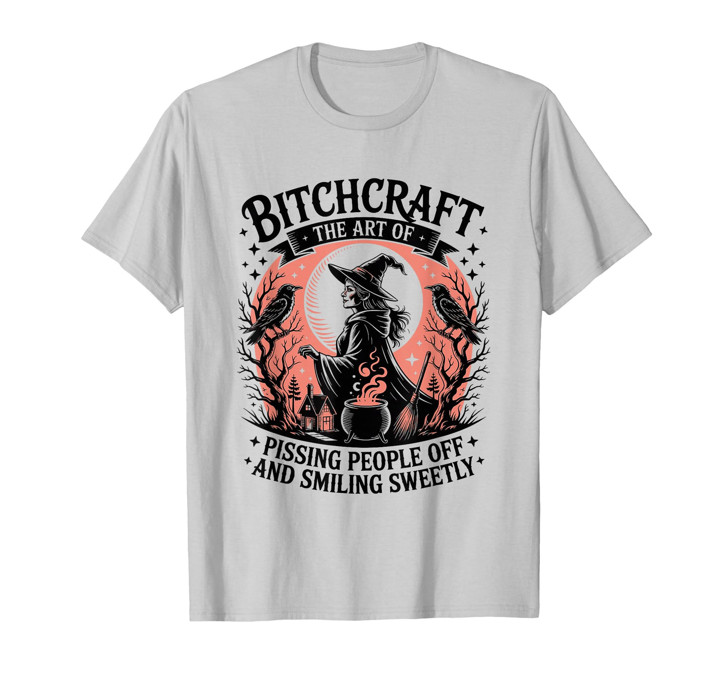 Bitchcraft Funny Witch Halloween T-Shirt