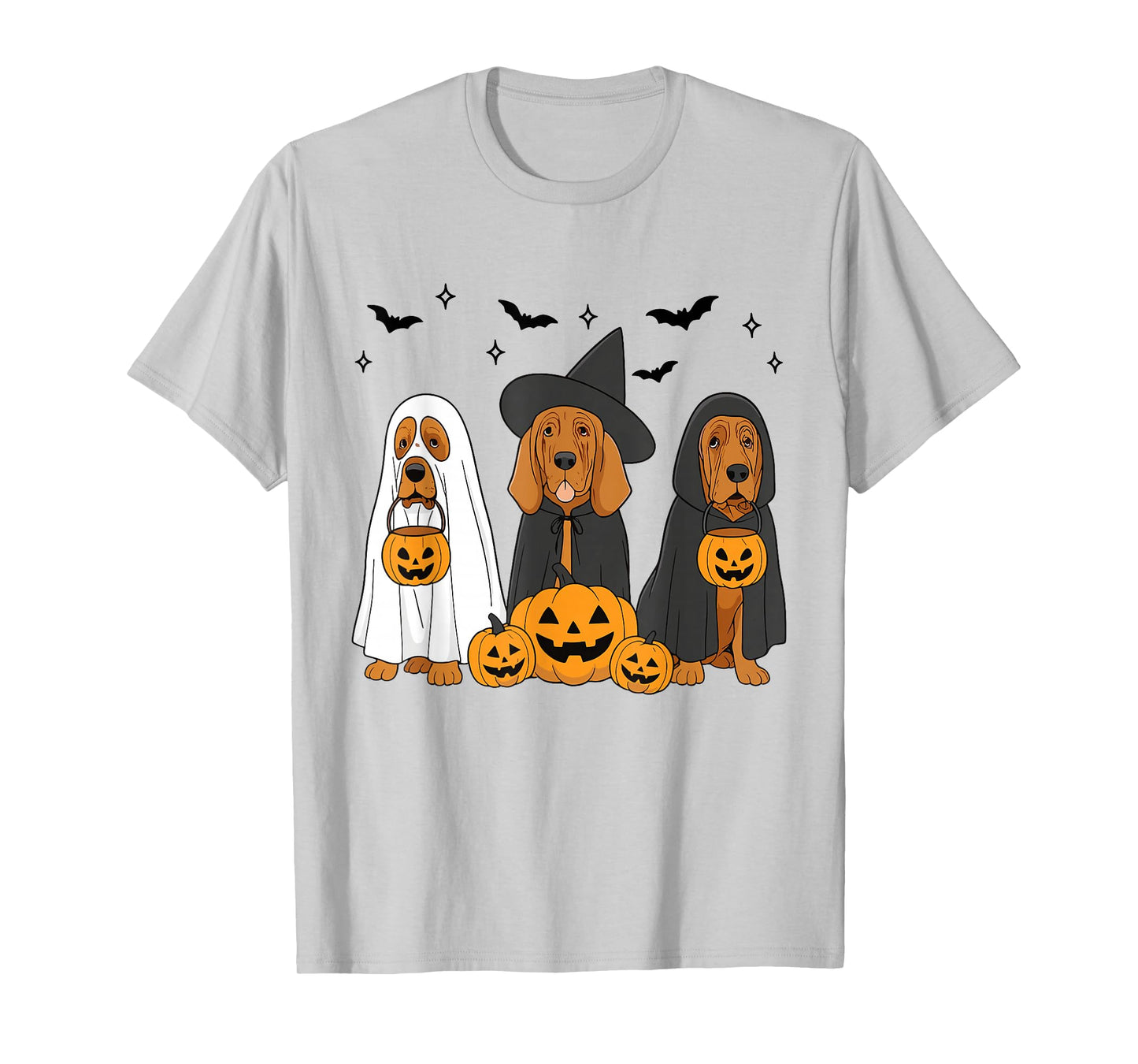 Witch Bloodhound Halloween Bloodhound Dog Mom Dog Lover T-Shirt