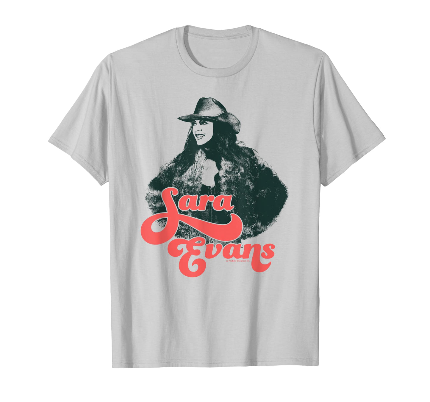 Sara Evans Bust Vintage Portrait T-Shirt