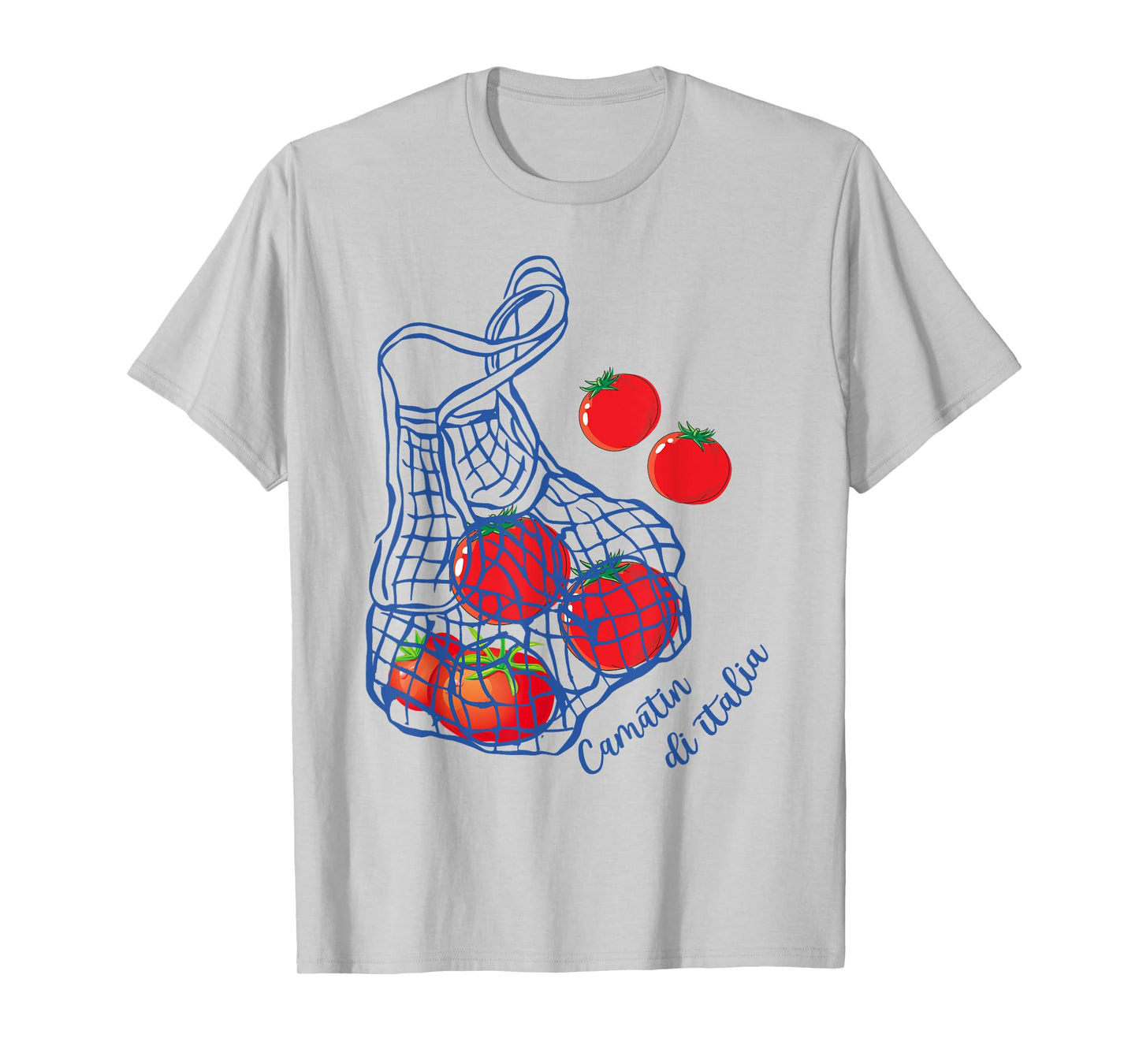 Tomato Bag Girl Summer Gardening Farmer Aesthetic T-Shirt