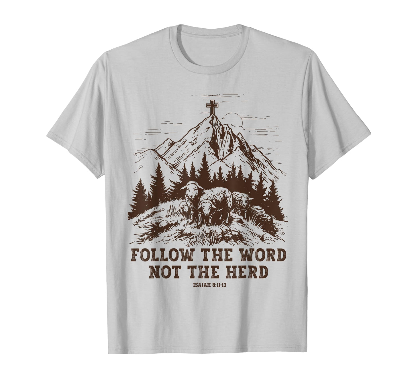 Sheep Follow The Word Not The Herd T-Shirt