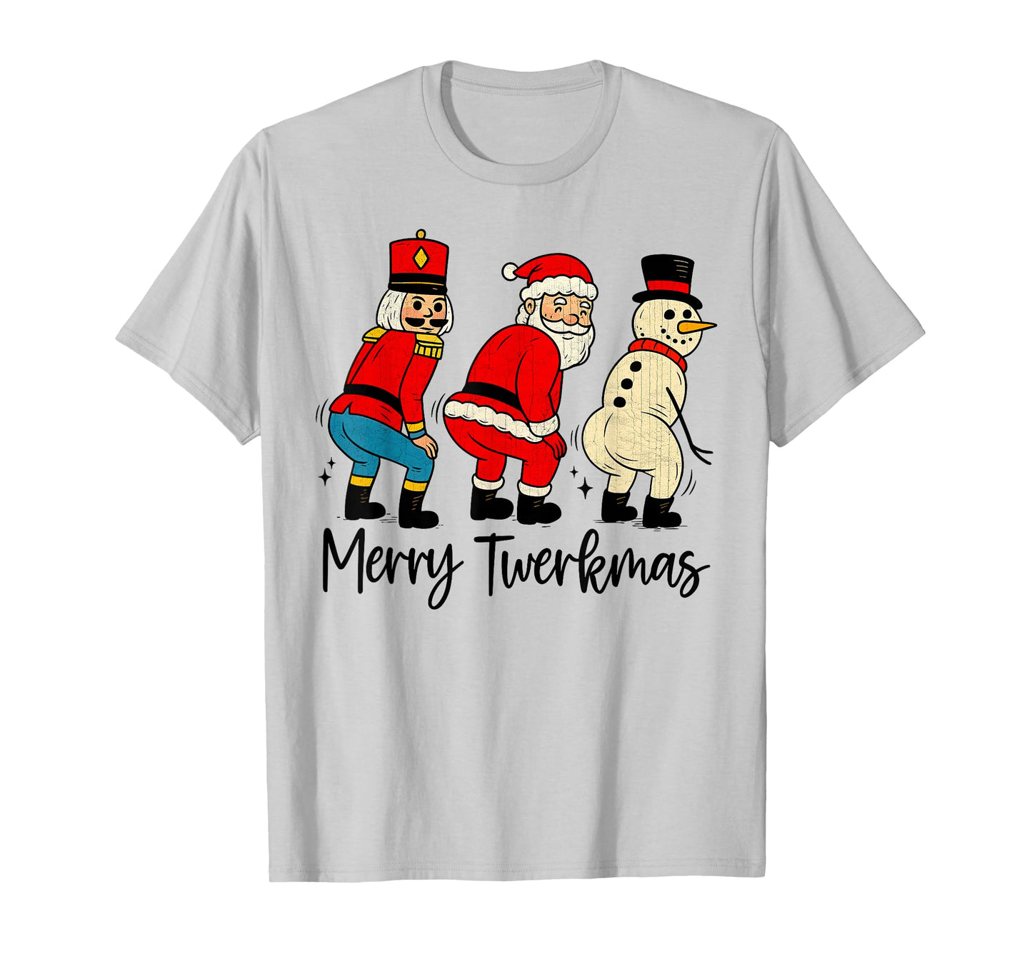 Merry Twerkmas Funny Christmas Dance Ugly Xmas T-Shirt