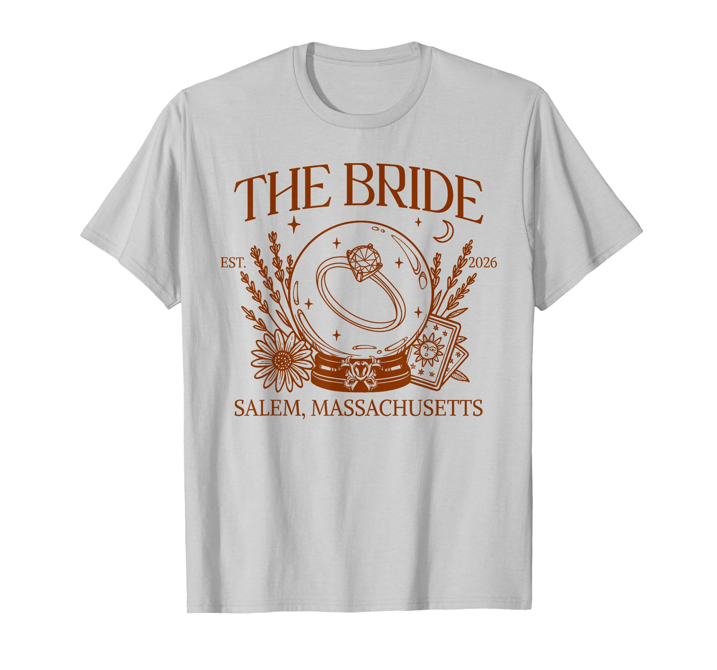 Halloween Bachelorette The Bride Salem Massachusetts 2026 T-Shirt